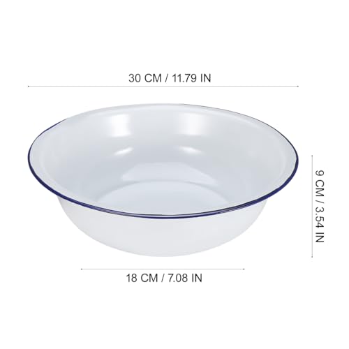 Bañera de pies esmaltada OUNONA 11.81 pulg para spa y pedicura miniatura 5