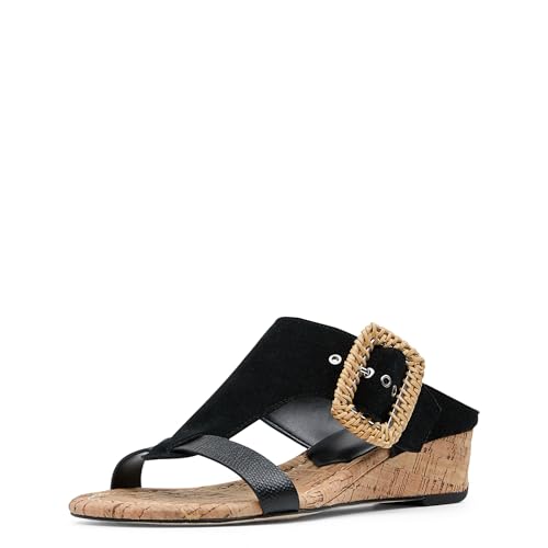 Image of Donald Pliner Women's VINE Wedge Sandals, Open-Toe Sandals, Women's Sandals, Comfortable Sandals, Summer Wedges, Dress Sandals
