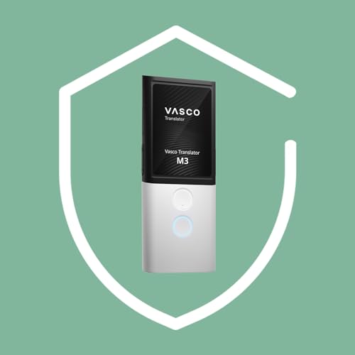 Vasco M3 Language Translator Device | The Only Translator with Free and Unlimited Internet in 200 Countries | Photo Translation | European Brand