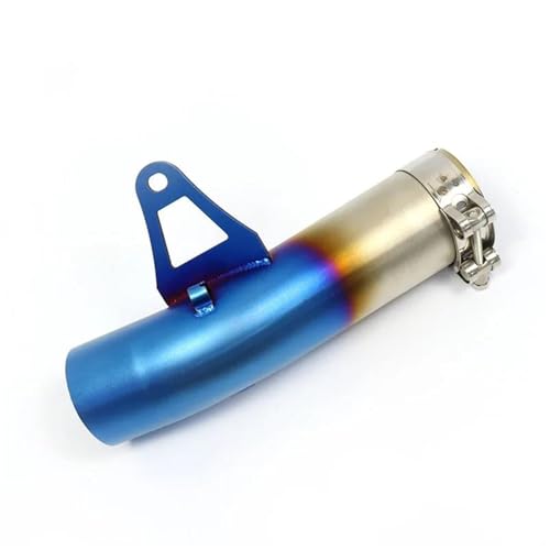 Tuyau d'échappement S1000 RR raccord central intermédiaire demi-bleu pour moto sportive 2009-2016