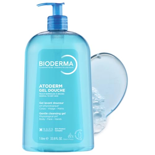 Bioderma - Atoderm - Hydrating Shower Gel - Moisturizing Face and Body Cleanser - Body Wash for Normal to Dry Sensitive Skin