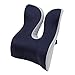 YaNanHome Lendenkissen, Lordosenstützkissen, Rückenstützkissen, Rückenstütze, untere Rückenstütze, Lendenwirbelsäulenkissen for Bett. (Color : Navy Blue, S : 45 * 35 * 17cm)