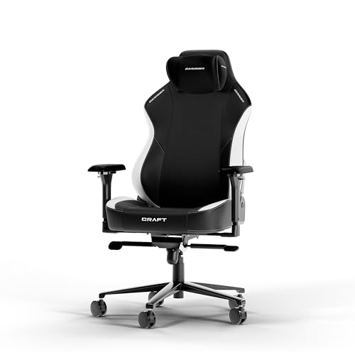 DXRacer CRAFT XL Noir & Blanc EPU Cuir L'original du Chaise Gaming