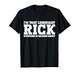 Rick Personal Name First Name Funny Rick T-Shirt