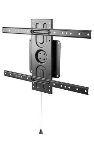 my wall TV Wandhalterung HP6-3AL,Silber, Bildschirmhalterung,flaches Design, VESA Wandhalterung, 42-90 Zoll, belastbar bis 100 kg, Diebstahlschutz, inklusive Vorhängeschloss, inklusive Wasserwaage