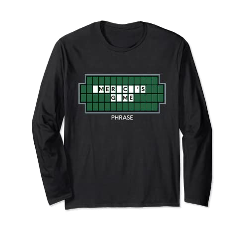 Wheel of Fortune Lovers & Word Puzzle Game for Mother's Day Long Sleeve T-Shirt