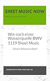 Wie nach einer Wasserquelle BWV 1119 Sheet Music (English Edition)