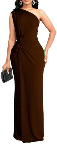 Image of SxClub Formal Dress for Women Cocktail Sexy Bodycon Sleeveless Evening Party Floor Length Long Prom Dresses
