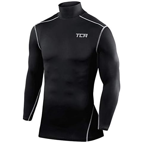 TCA Men Long Sleeve Compression Shirt Cover