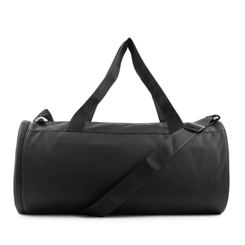 Boldfit Gym Bags for Men with Separate Shoe Compartment Sports Gym Bags for Women Unisex Duffle Bag for Gym for Carry & Travel Adjustable Gym Bags for Shoes, Towel Gym Duffel Bag, Sports Bag - Black