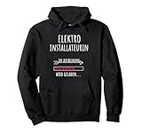 Technik Beruf Geschenk Ausbildung Elektroinstallateurin Pullover Hoodie
