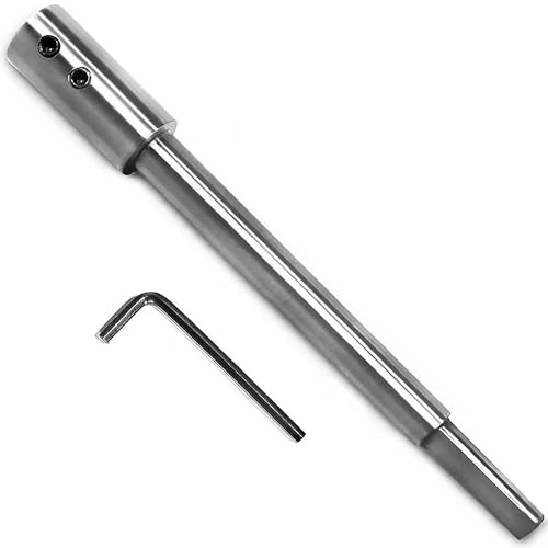 Extension de foret de 169 mm pour foret Forstner avec tige de 3/8, rallonge de perçage pour coupe-bordure, rallonge extra longue pour fraisage de trous particulièrement profonds et