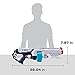 XSHOT Excel Turbo Fire Foam Dart Blaster with Slam-Fire Function + 48 Darts by Zuru