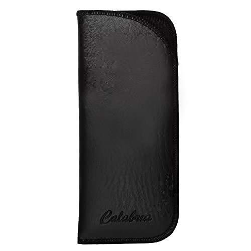 Calabria Half Slip Soft Eyeglass Case (Black) #TOP10