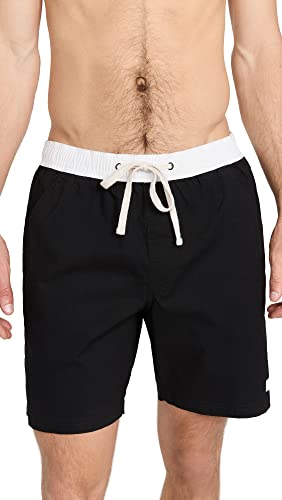 Banks Journal Primary Elastic Boardshort for Men, Cotton Men’s Shorts for Swimming, Surfing, Beach