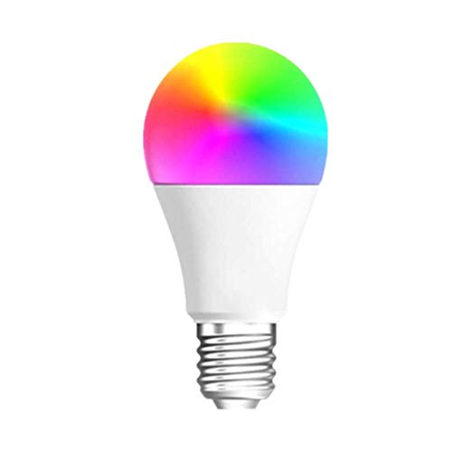 Ankamal Elec Ampoule Connectée LED RGB à intensité variable et multicolore Compatible avec Alexa, Echo, Google Home et IFTTT, RGB Ampoule Pas de Hub requis (E26)