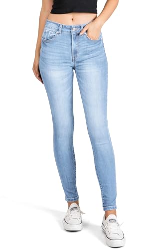 WAX JEAN Womens Juniors Classic High Rise Skinny Jeans