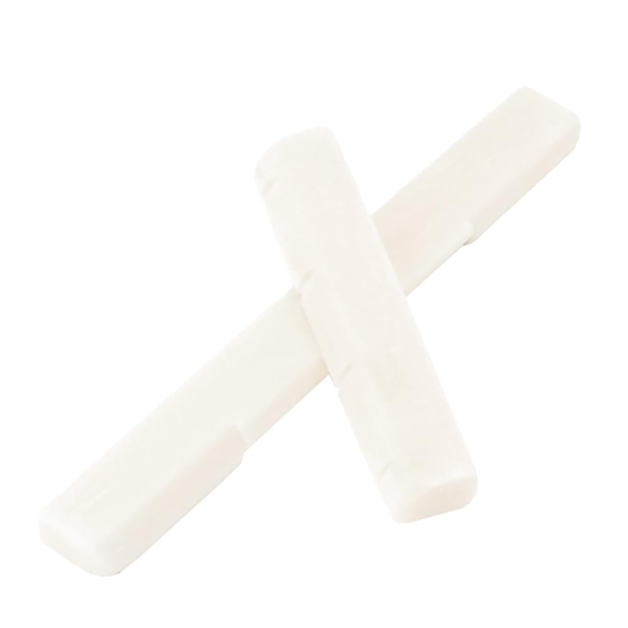 BESPORTBLE Ukulele Bone Nut and Saddle Set Durable Buffalo Bone Slotted Neck Nut Bridge Saddle Replacement for Enhanced Tone White Color for Ukulele Players
