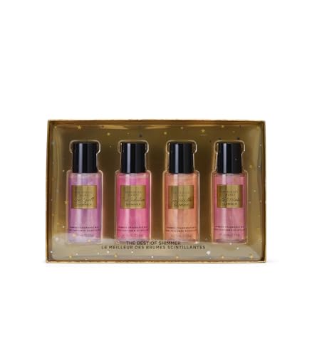 victoria39s secret fragrance mist collection 4 piece shimmer mini gift set assorted scents