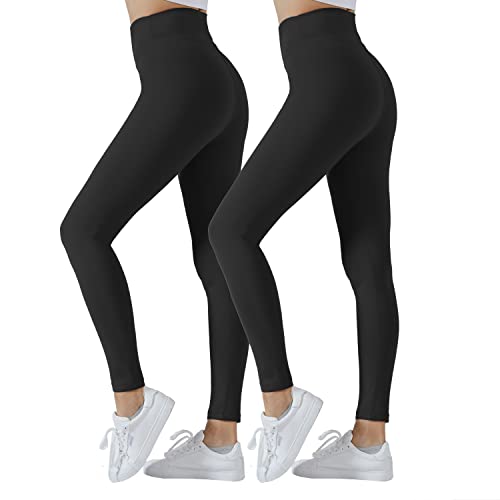VALANDY Leggings for Women High Waisted Tummy Control Workout Running Yoga Leggings Plus Size & One Size