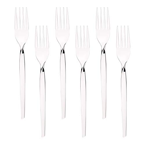 Image of Bergner Wave 6 Pcs Stainless Steel Table Fork Set