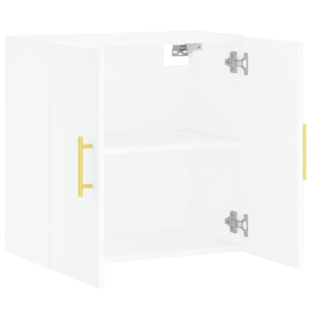 Armadietto a Muro Bianco 60x31x60 cm in Legno Multistrato