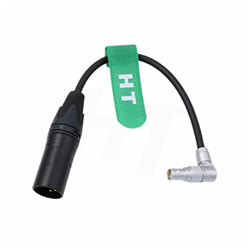 Câble XLR 3 broches vers coudé 2 broches femelle pour éliminer l'encombrement