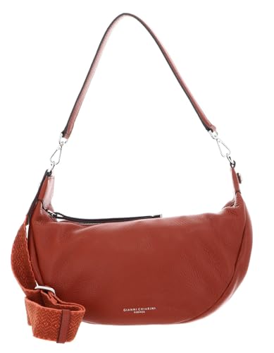 Sac à épaule bandoulière Aisha Gianni Chiarini en cuir Brick Red d'exception