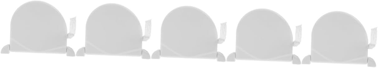 VOSAREA 5 Peças Cortinas De Enrolar Caixa De Cinto Para Janelas Cortina Para Janelas Cortinas Europeias Parte Cega Vertical Puxar Cordão Persianas De Plantação Abs Acessórios De Cortina