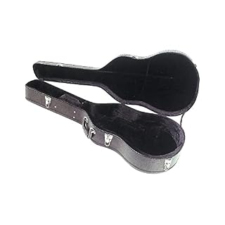 FX F560130 Etui pour Guitare Jumbo Jazz 6 cordes Noir - Les Beatles, Paul McCartney, John Lennon, RIngo Starr, George Harrison
