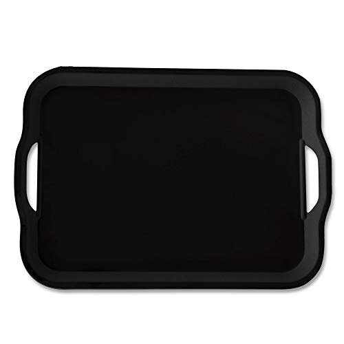 Image of Milton Orient Large Melamine Tray, Black (20.5 inch X 14.9 inch)