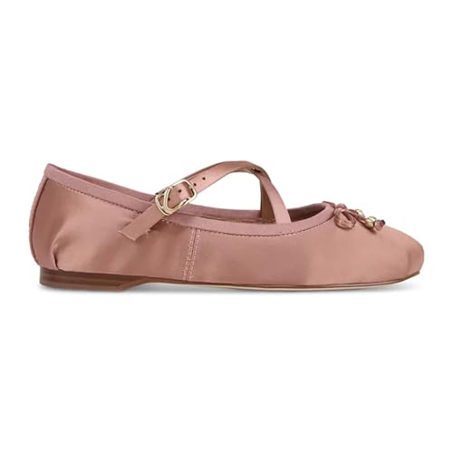 Vertundy Women‘s Ballet Flats Closed Round Toe Ballerina Flats Buckle Closure Dressy Party Shoes2