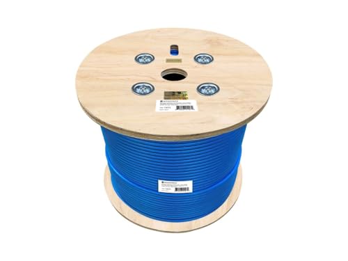 Cable Ethernet Monoprice Cat6A Plus F/UTP 1000 ft Azul miniatura 4