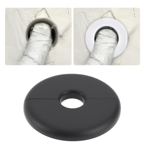 Ecsing 4 Pezzi Di Copritubo Per Radiatore Da 16 Mm Diametro 70 Mm Per Decorazione Di Tubi Per Radiatori Nero - 4