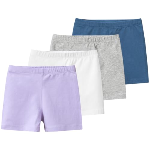 Short sous robe fille lot de 4 leggings courts en coton pour la danse et l'école