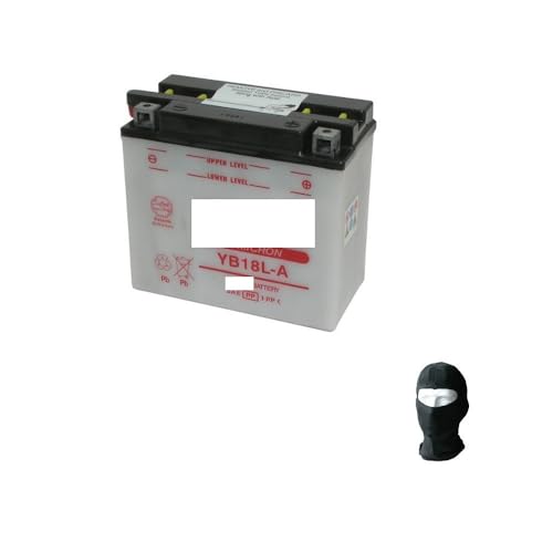 DESCRIZIONE E CARATTERISTICHE PRODOTTO: - BATTERIA YB18L-A 12V/18AH - Nel titolo indichiamo il modello specifico per la tua moto o per il tuo scooter - Completa e già pronta all'uso - omaggio sottocasco passamontagna