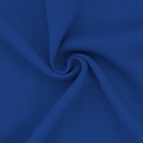 Image of Easy-Going Blackout Curtains for Bedroom, Solid Thermal Insulated Grommet and Noise Reduction Window Drapes, Room Darkening Curtains for Living Room, 2 Panels (52x46 in,Classic Blue)
