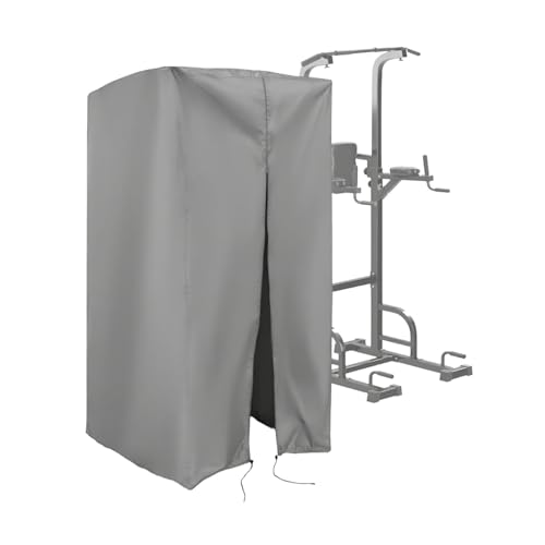 Cubierta Impermeable para Estación de Dominadas y Paralelas, Protección para Máquinas de Gimnasio en Casa   Funda Resistente de Oxford 420D para Terraza, Garaje, Balcón, Patio y Sala de Estar