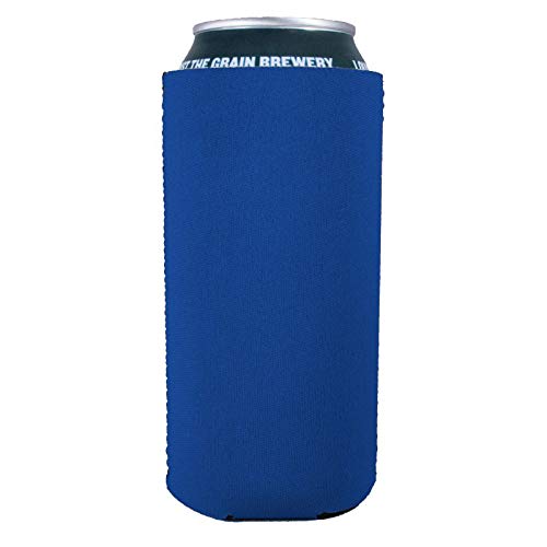 Blank Neoprene 16 oz. Can Coolie (12 Pack, Royal Blue)