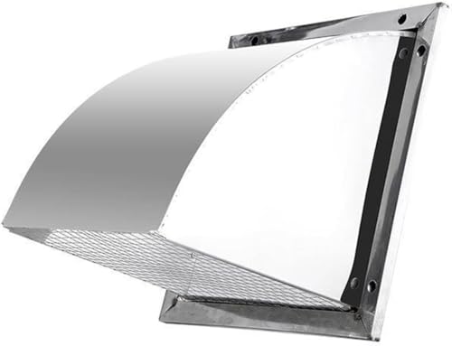Grille de ventilation carrée 14" inox pour toit extérieur