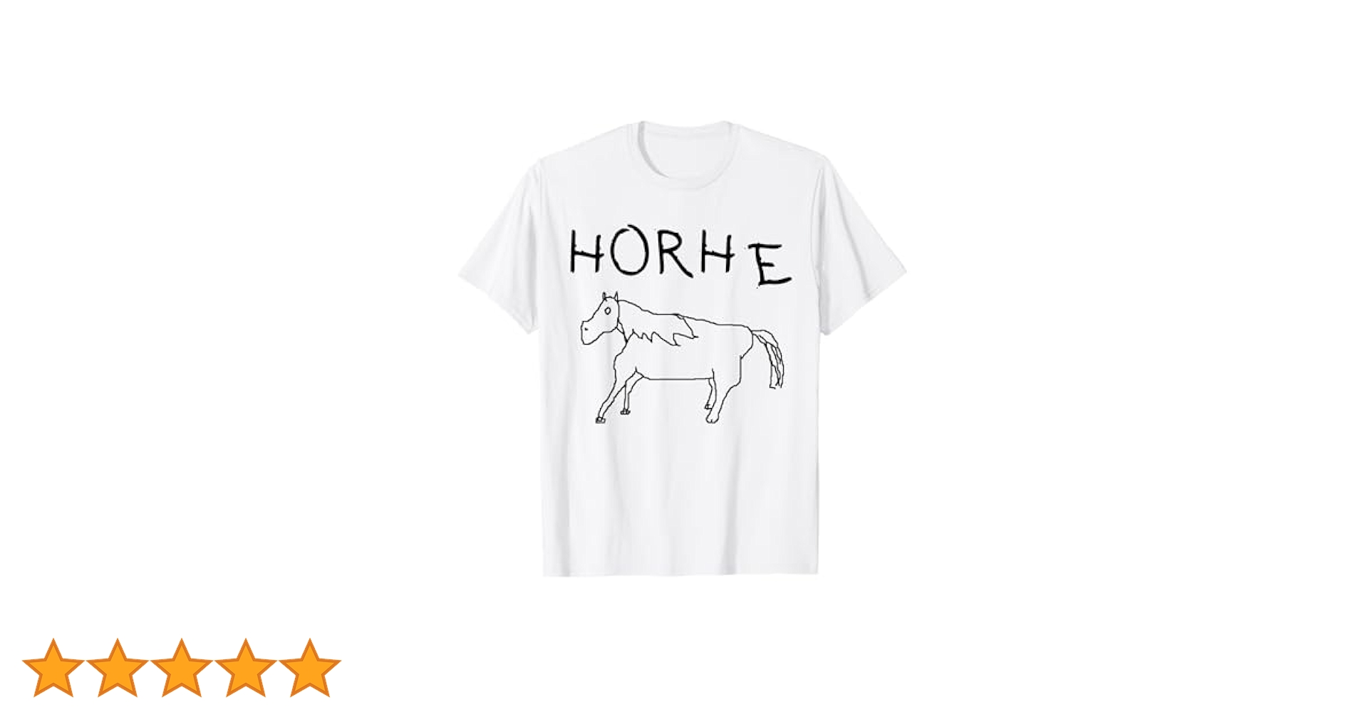 Amazon.com: Horhe Terrible Cringe Horse Graphic Weird Absurd