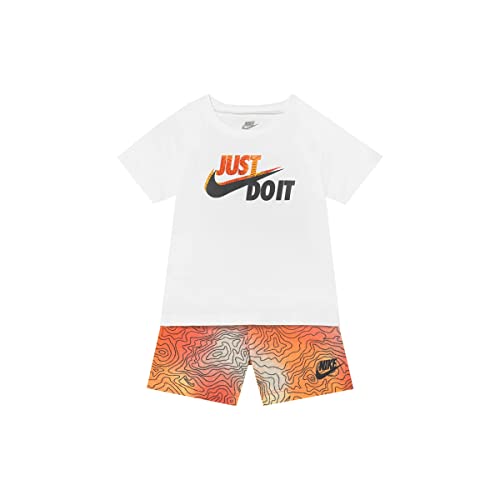 Nike B NSW ELEVATE TEE + SHORT SET 66J506-N3H (12