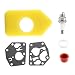 Carburetor Diaphragm Gasket Kit with Foam Air Filter and For Primer for Pulsa For Prime For Sprint Engines Lawn Mower Repair Parts