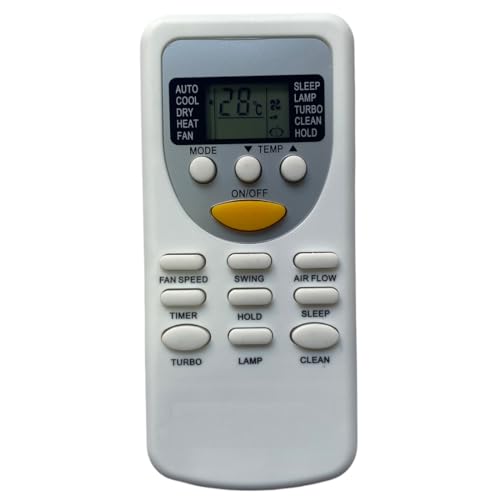 Image of Upix AC Remote No. 49 (No Backlight), Compatible /Replacement for Nitoshi AC Remote Control (Exactly Same Remote Will Only Work)