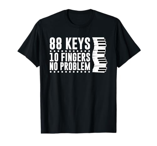 Piano Art for Men Women Pianist Piano Teacher Piano Player T-Shirt