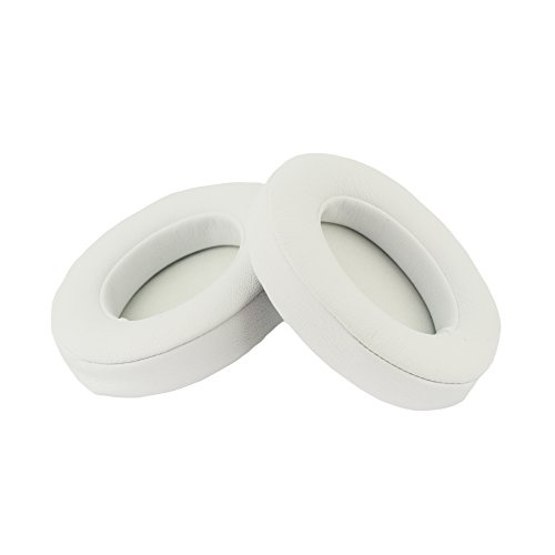 Premium Replacement Ear Pads Compatible with Beats Studio 2 Wired, Studio 2 and Studio 3 Wireless Headphones (White). Protein Leather | Soft high-Density Foam | Easy Installation