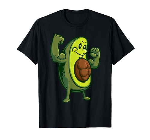 Aguacate muscular divertido - Culturismo vegano y vegetariano Camiseta