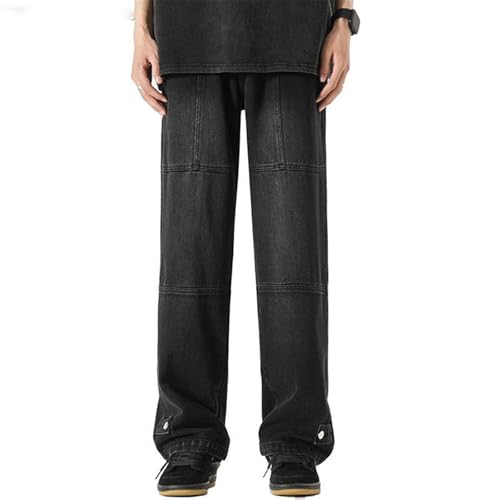 Men's Vintage Jeans Spring American Straight Casual Long Pants