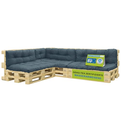 Pillows24 – Palettenkissen – 8-teiliges Set | Palettenauflage für...