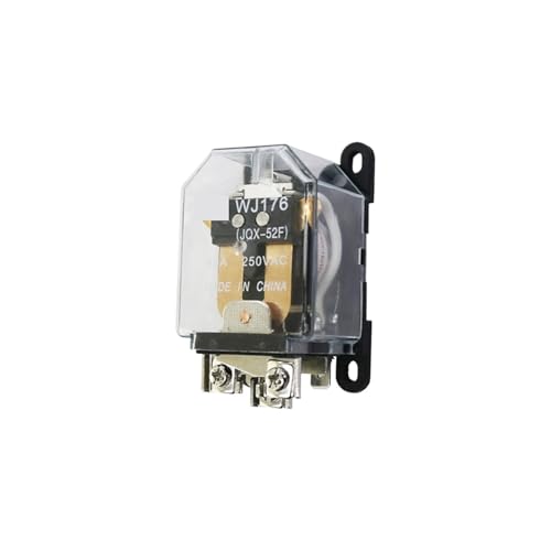Relais électromagnétique WJ176 installé sur rail ou armoire pour piloter le chauffage de maison